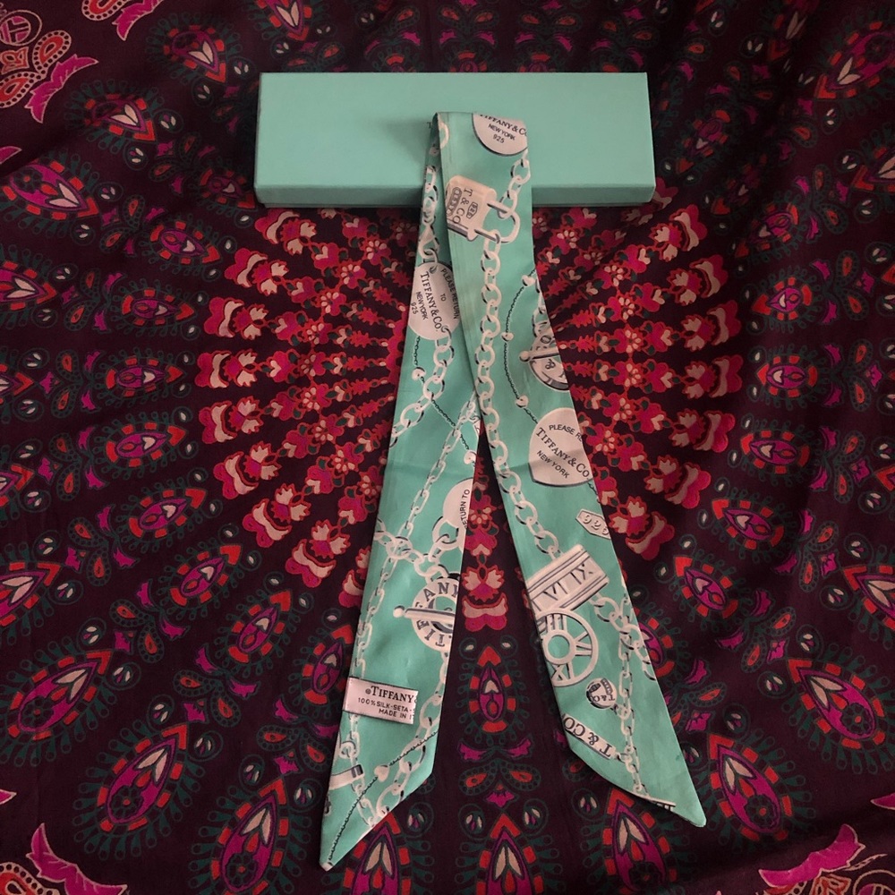Tiffany & Co Charm Bandeau silk Scarf